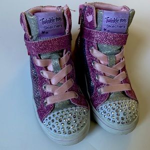 Twinkle Toes High Tops GUC size 11 toddler